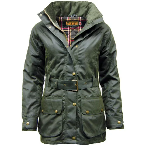 Game Cantrell Padded Antique Waxed Jacket