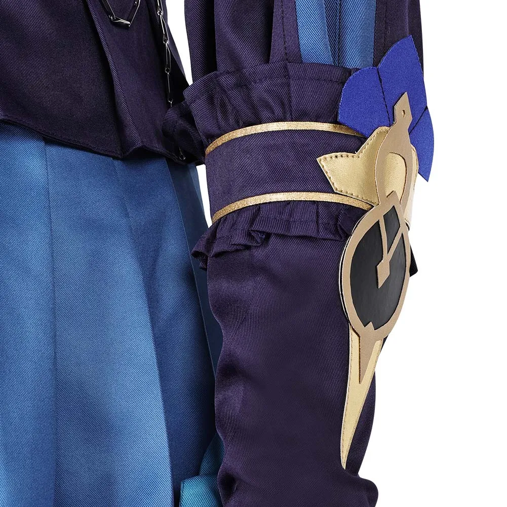 Genshin Impact Lantern Rite Xingqiu Blue Outfit Party Carnival Halloween Cosplay Costume