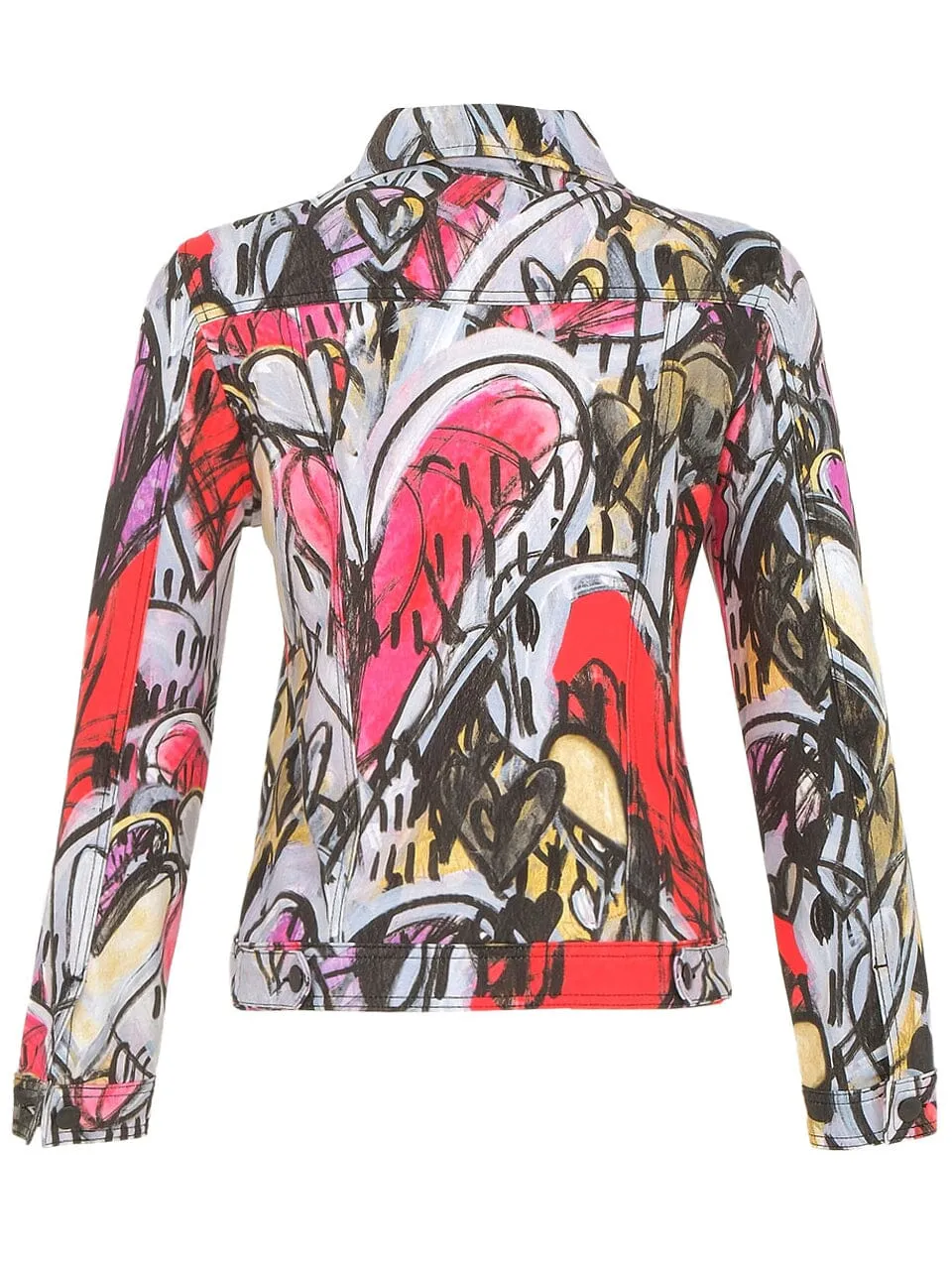 GRAFFITI MULTI HEART STRETCH JACKET