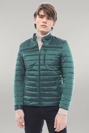 Green Down Men Coat - Wessi