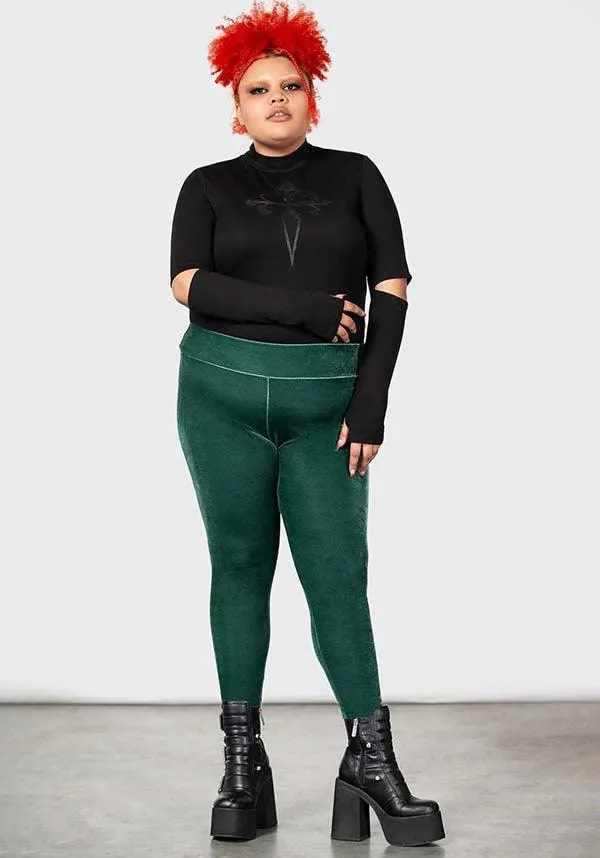 Hematite [Green] | LEGGINGS**