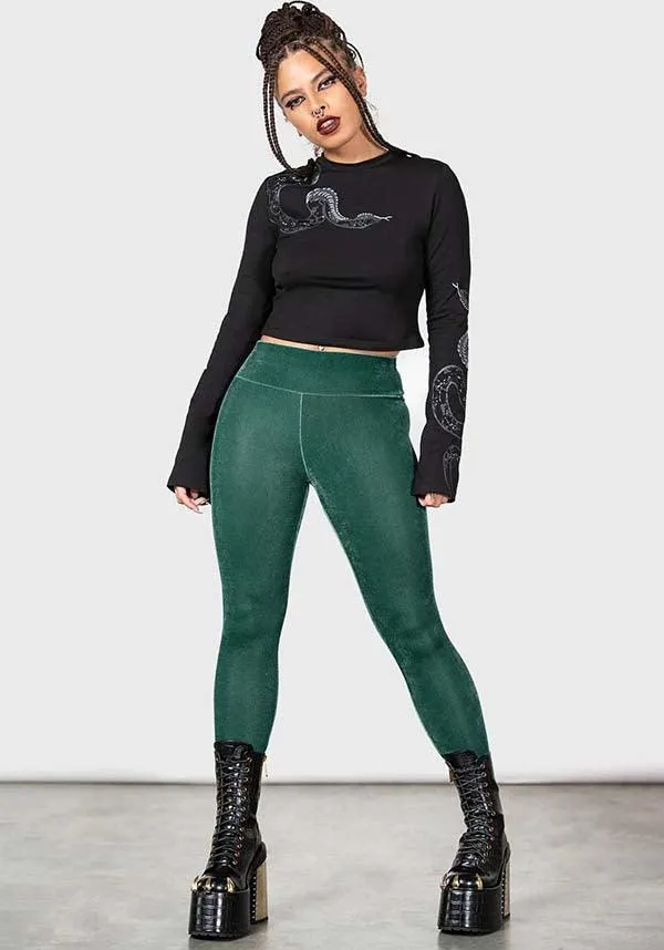 Hematite [Green] | LEGGINGS**