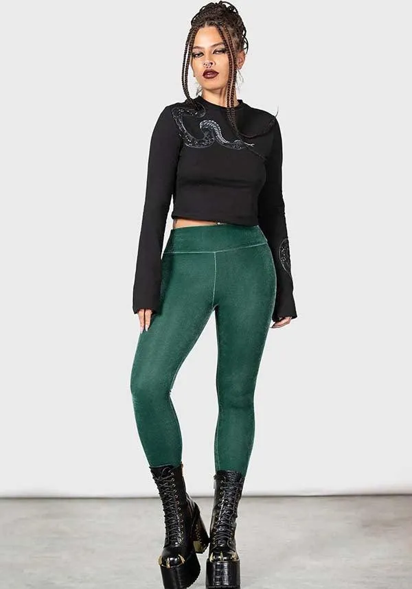 Hematite [Green] | LEGGINGS**