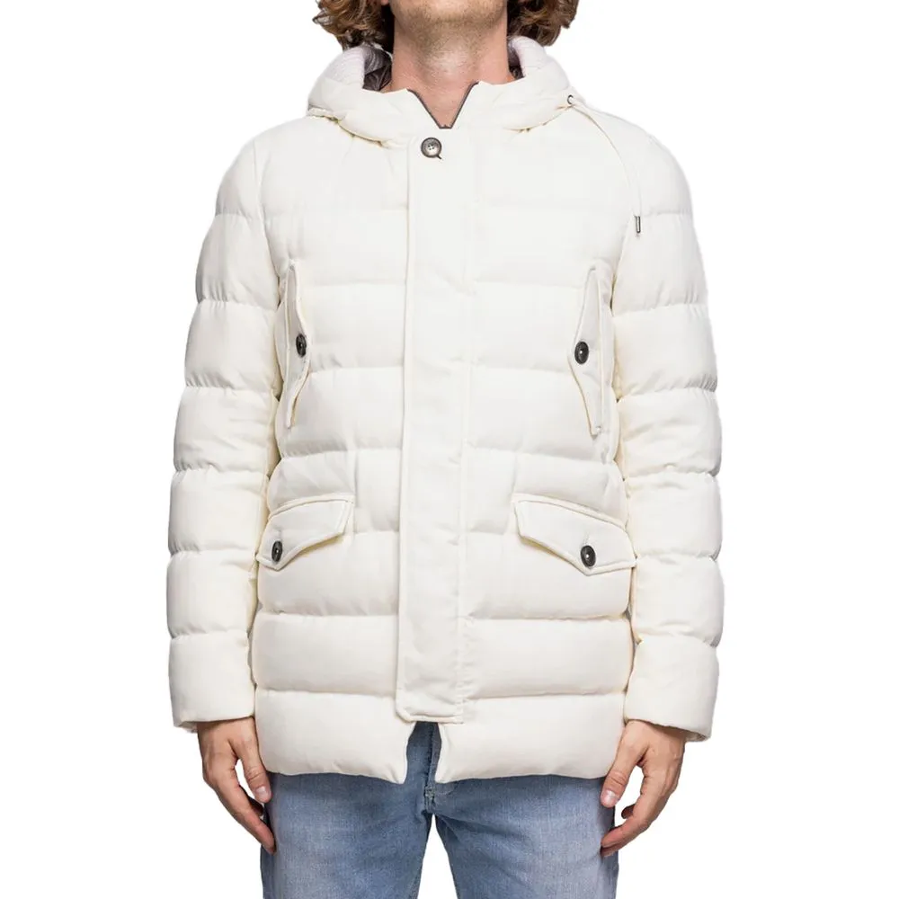 Herno White Viscose Jacket