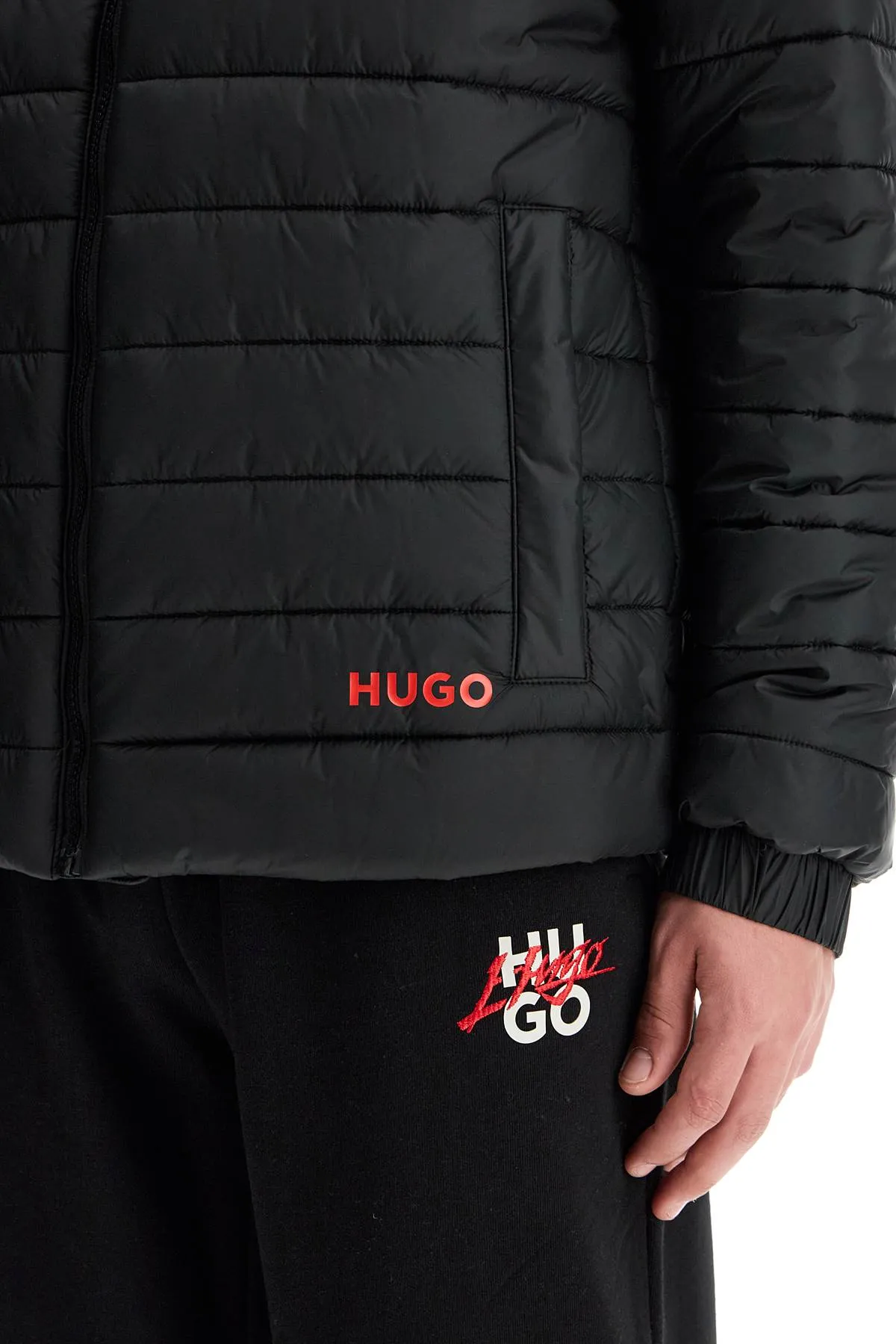 Hugo lightweight recycled nylon down jacket