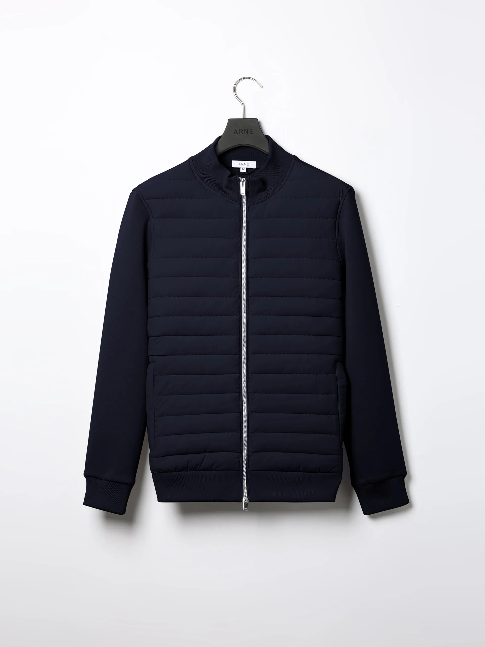 Hybrid Quilted Jacket in Navy