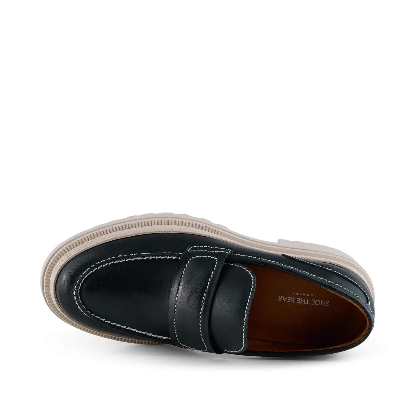 Iona loafer leather - BLACK SMOOTH