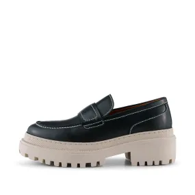 Iona loafer leather - BLACK SMOOTH