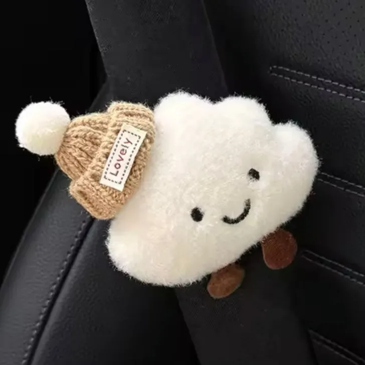 Jellie Teddy Cloud Boy & Girl Seatbelt Covers - Set of Two