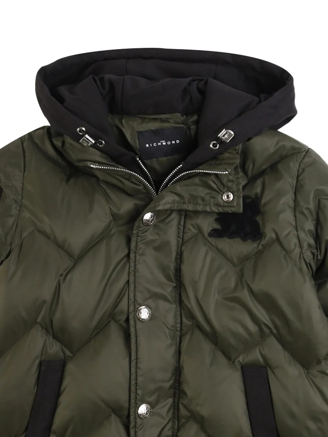 JOHN RICHMOND Children's long down jacket green-RBA23139PI