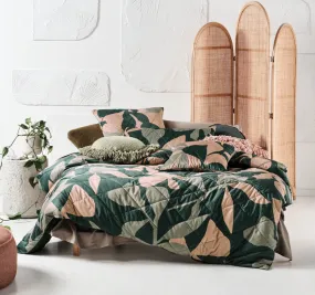 June Quilt Cover Set Range Forest