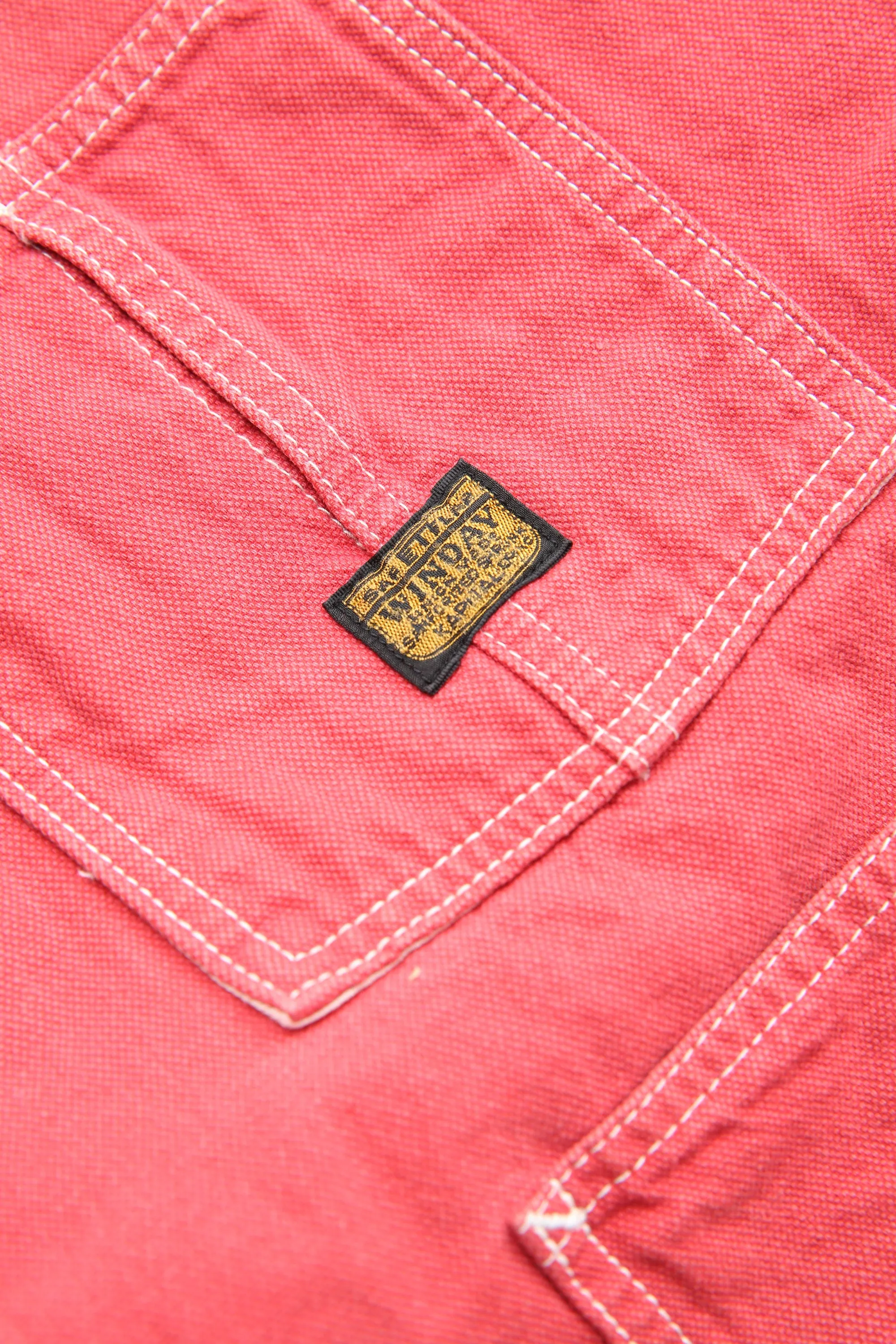 Kapital Canvas Coverall Linend Drizzler - California Red