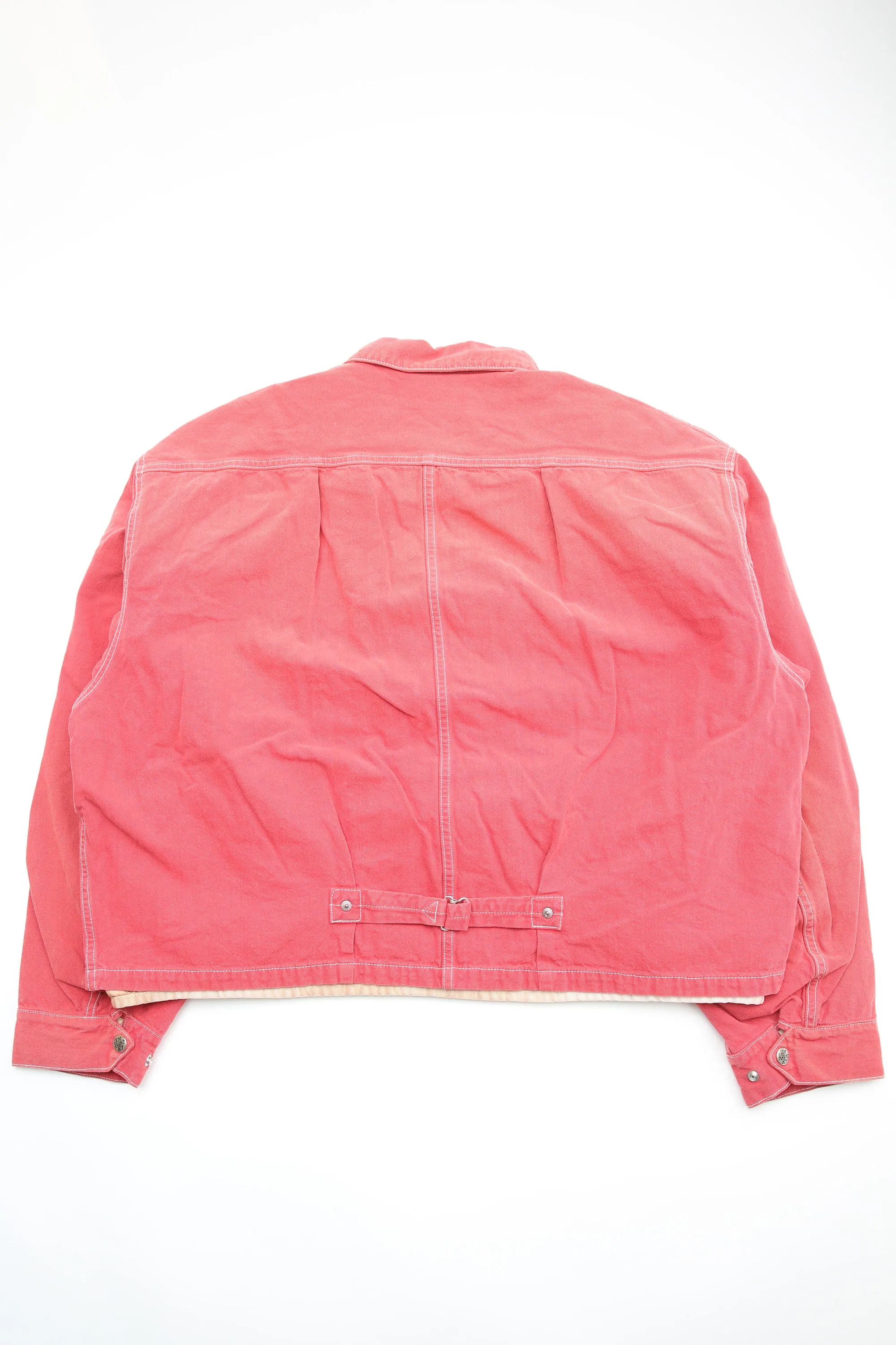 Kapital Canvas Coverall Linend Drizzler - California Red