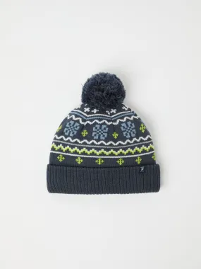 Kids Nordic Bobble Hat