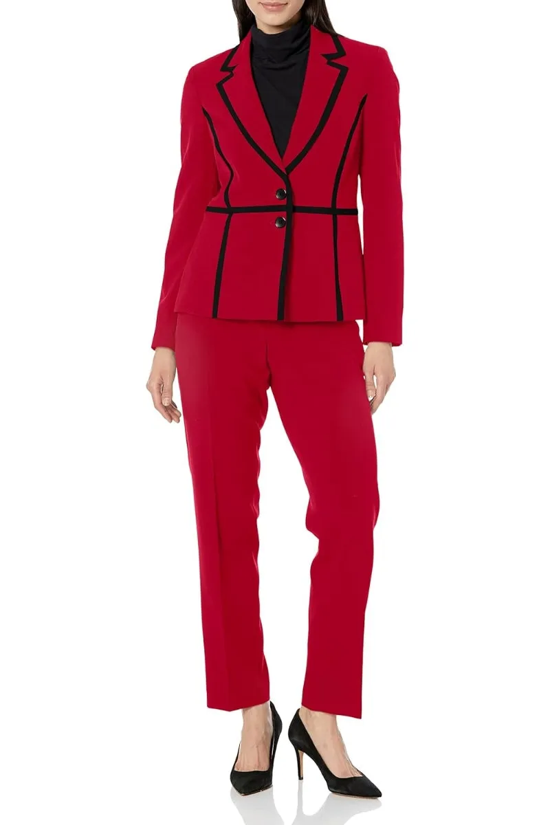 Le Suit Collared Jacket with Crepe Pant