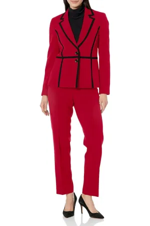 Le Suit Collared Jacket with Crepe Pant