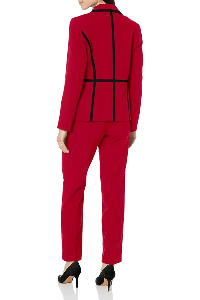 Le Suit Collared Jacket with Crepe Pant