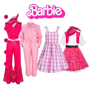 Live-Action Barbie Movie Cosplay - Halloween Barbie Dress & Leggings Costume