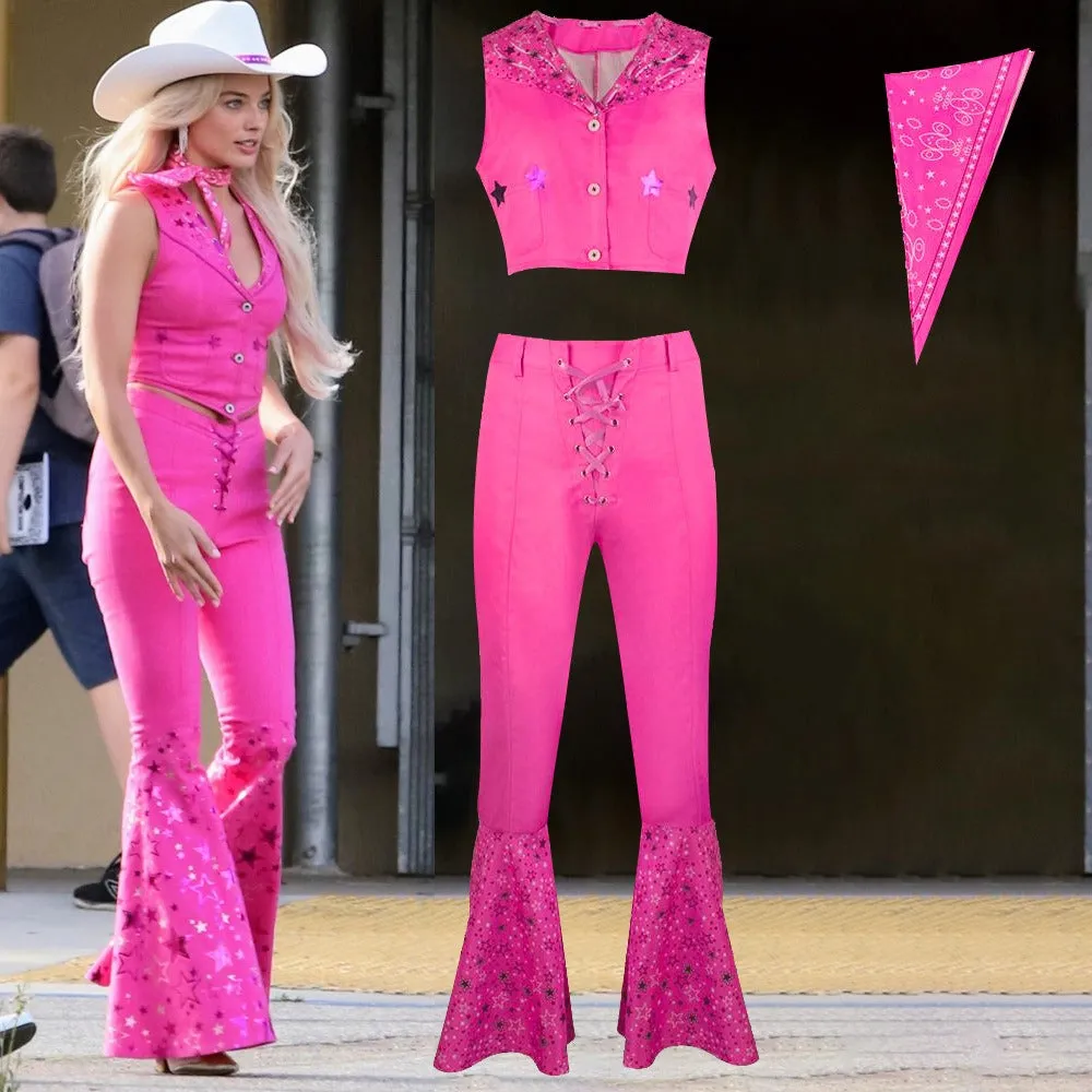 Live-Action Barbie Movie Cosplay - Halloween Barbie Dress & Leggings Costume