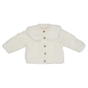 Marie Jacket | Off White Teddy