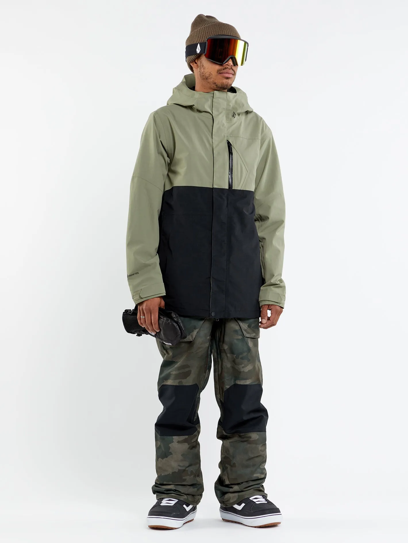 Mens L Gore-Tex Jacket - Light Military