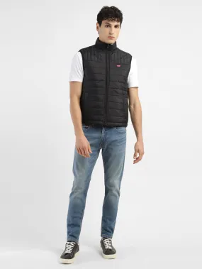 Men's Solid Reversible Quilted Jacket