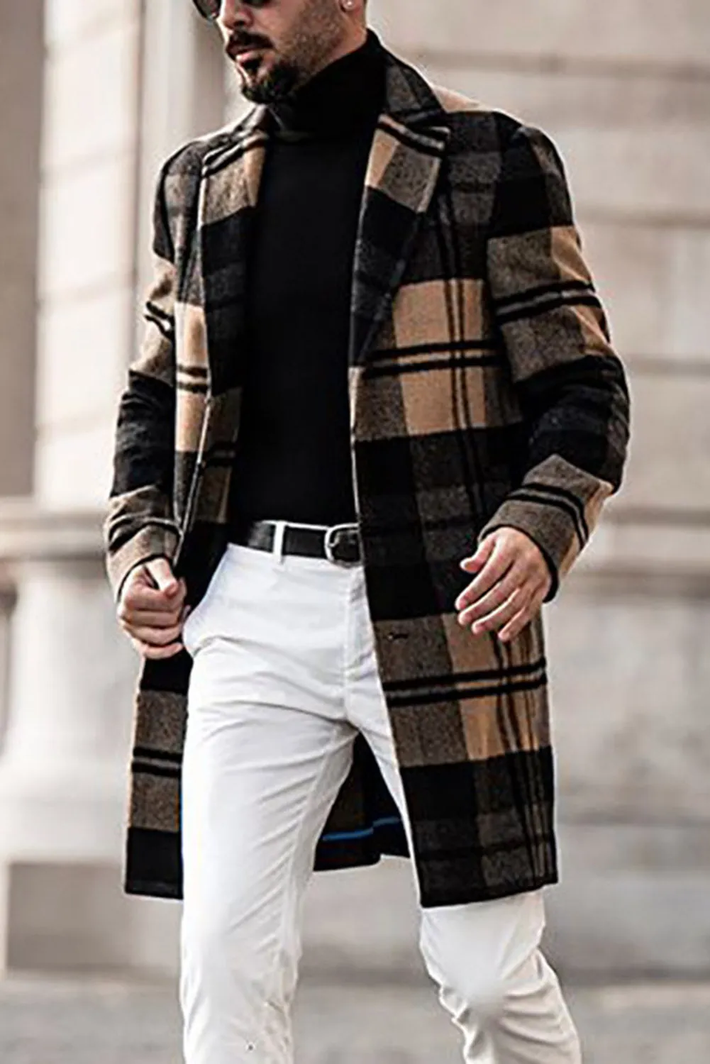 Mid-length Casual Coat Jacket