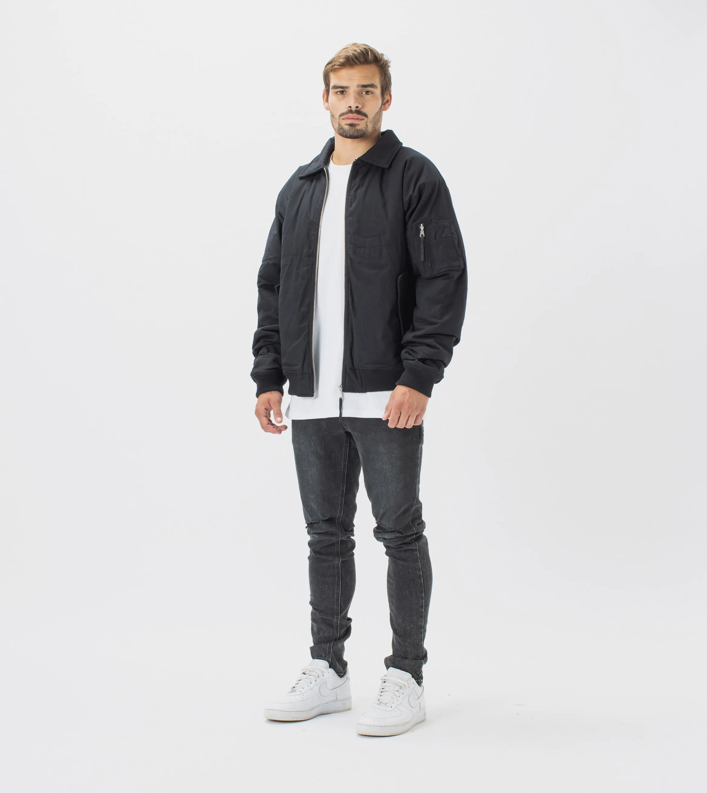 Militat Bomber Jacket Black