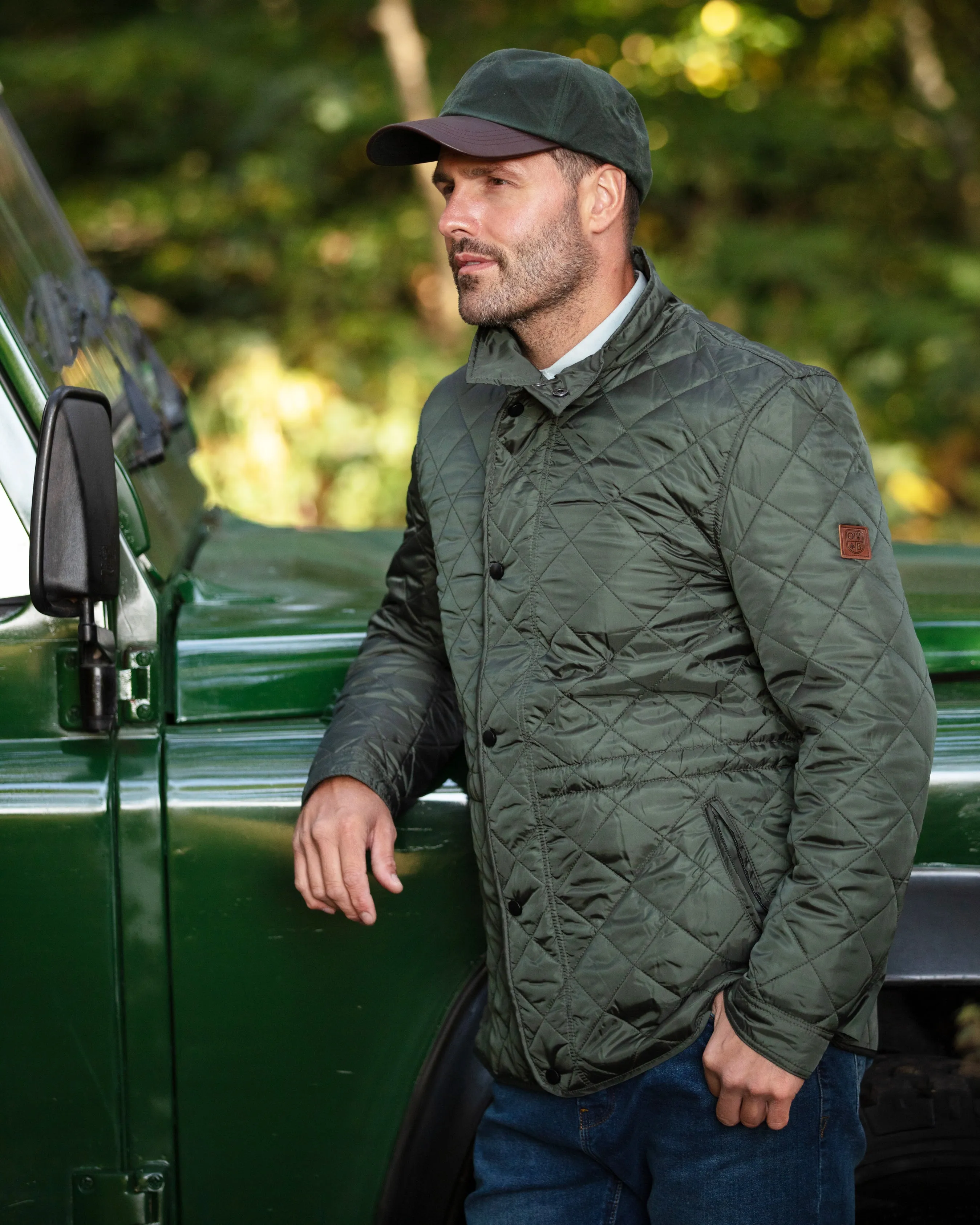 MJ002 - Men's Leiden Quilted Jacket - GREEN