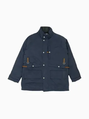 Navy car coat