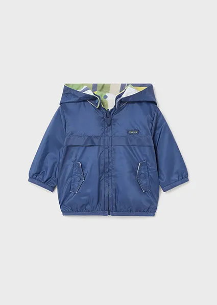 Newborn reversible windbreaker jacket for boys