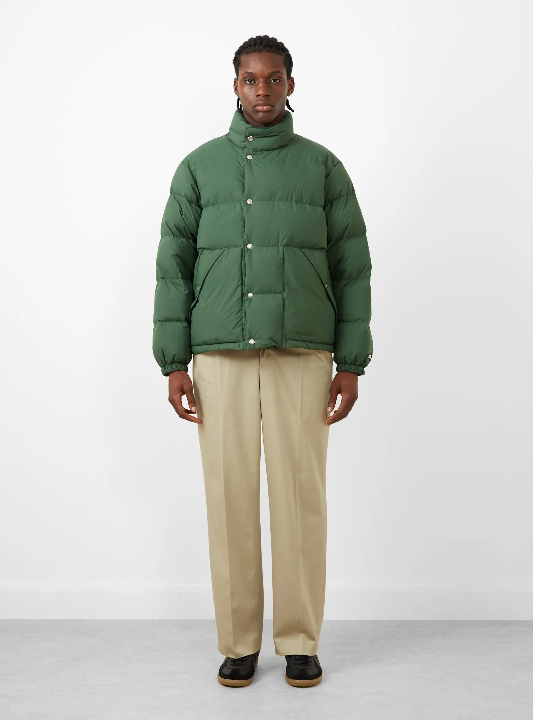 Nylon Down Jacket Green