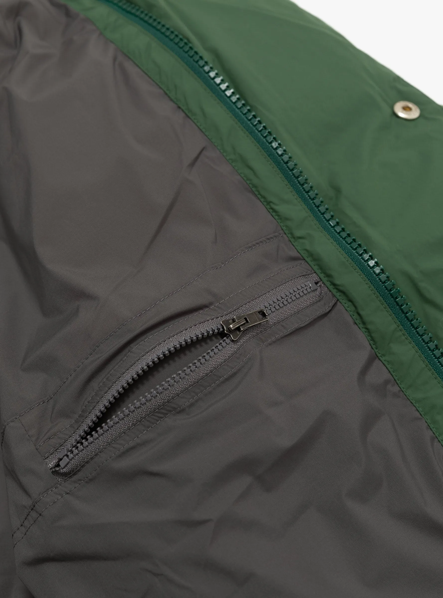 Nylon Down Jacket Green