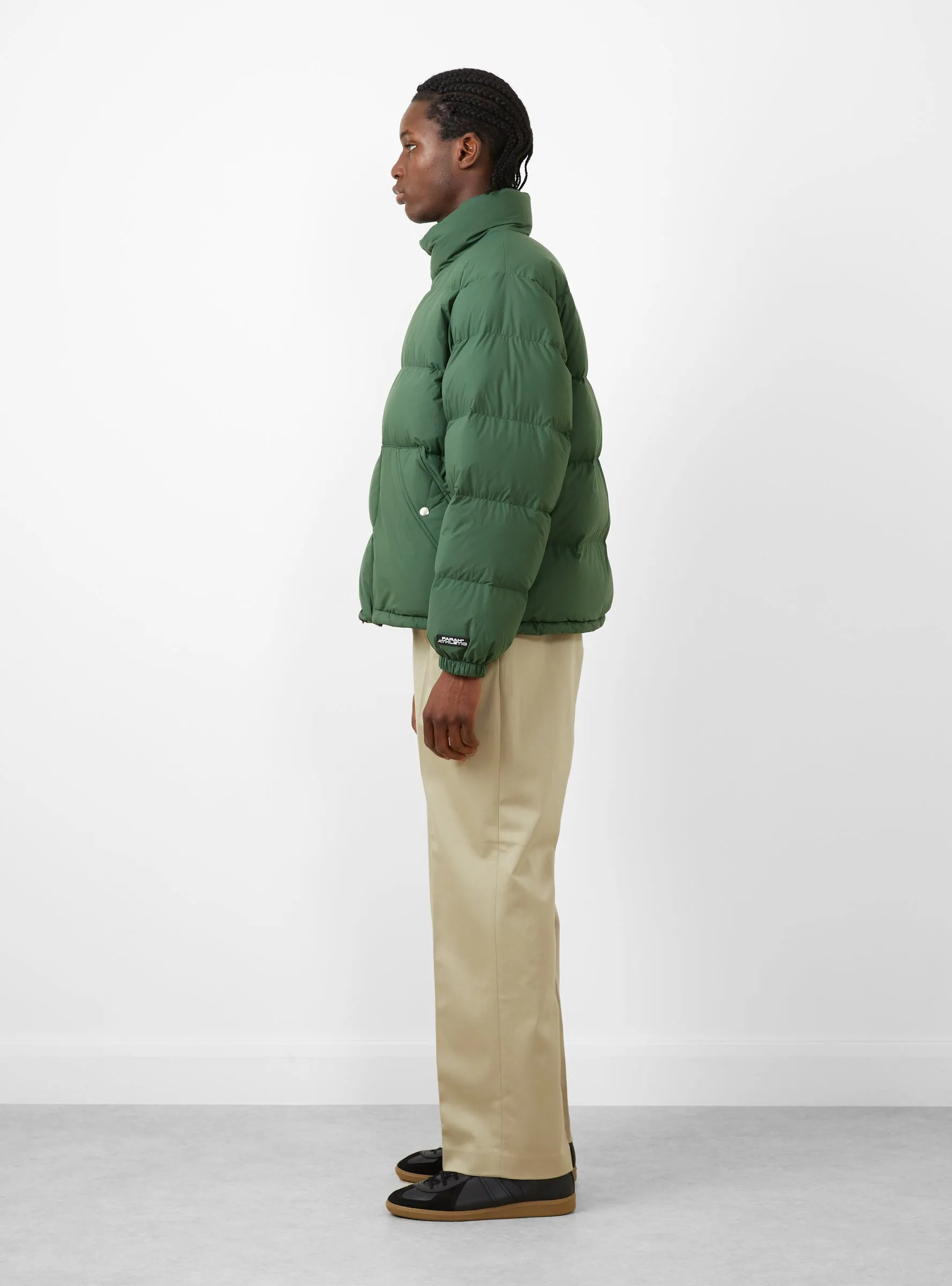 Nylon Down Jacket Green