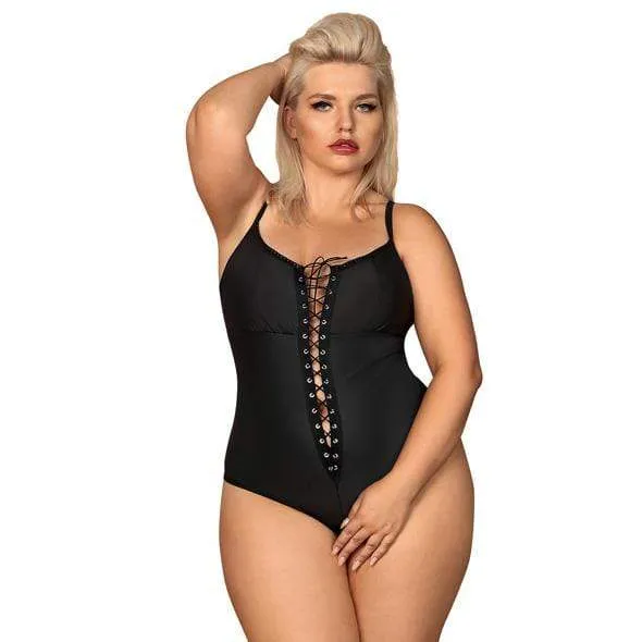 Obsessive - Redella Crotchless Teddy Bodysuit