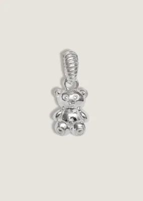 Oliver Teddy Bear Pendant Silver