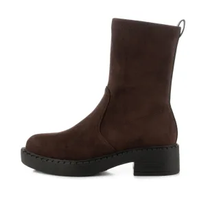 Patti boot suede - BROWN