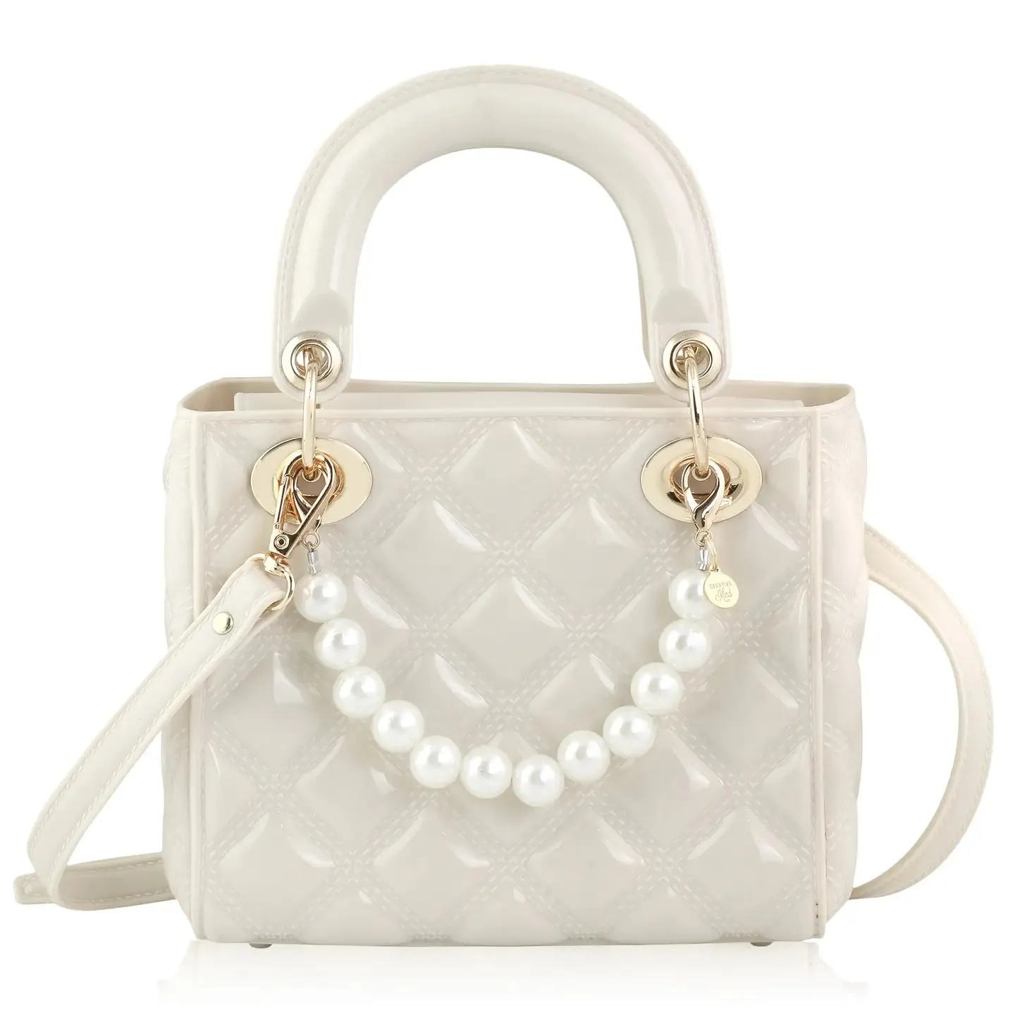 Pearl Quilted Jelly - Ivory