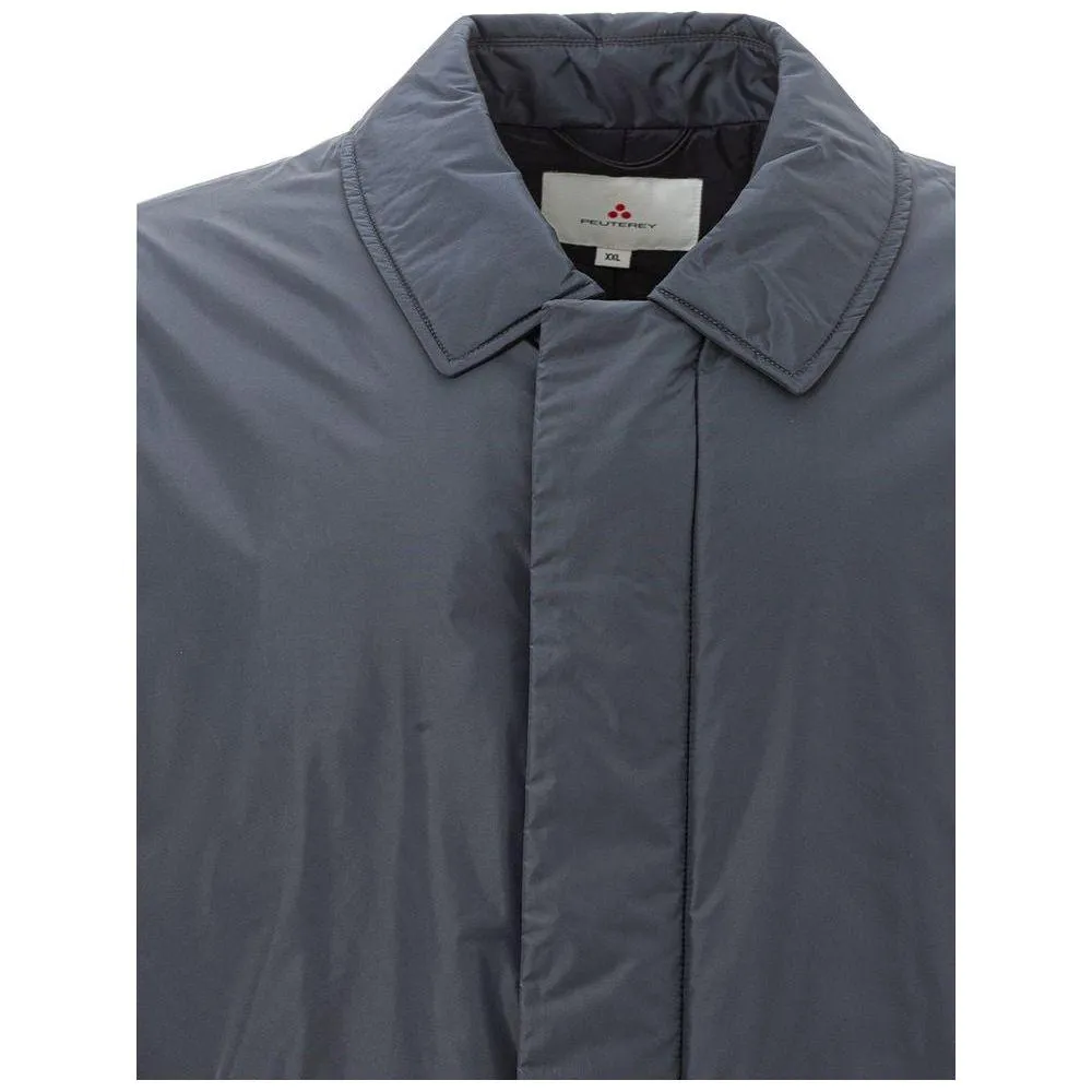 Peuterey Elegant Gray Polyamide Men's Jacket