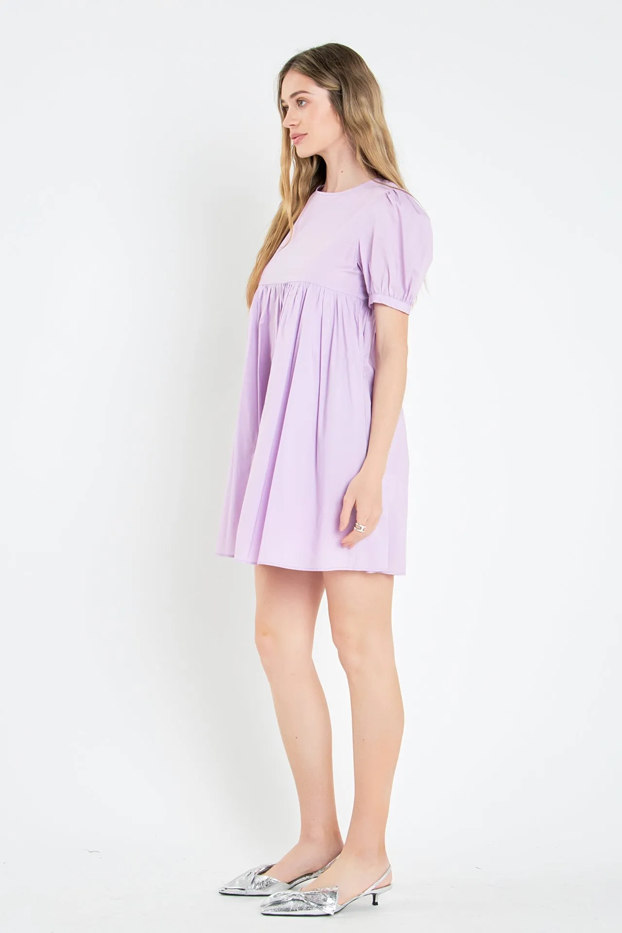 Puff Sleeve Babydoll Dress