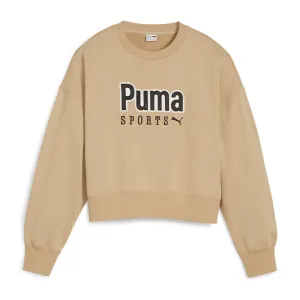 PUMA Team Oversized Crew Women's Jacket Brown