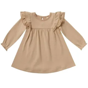 Quincy Mae Honey Flutter Jersey Baby Dress