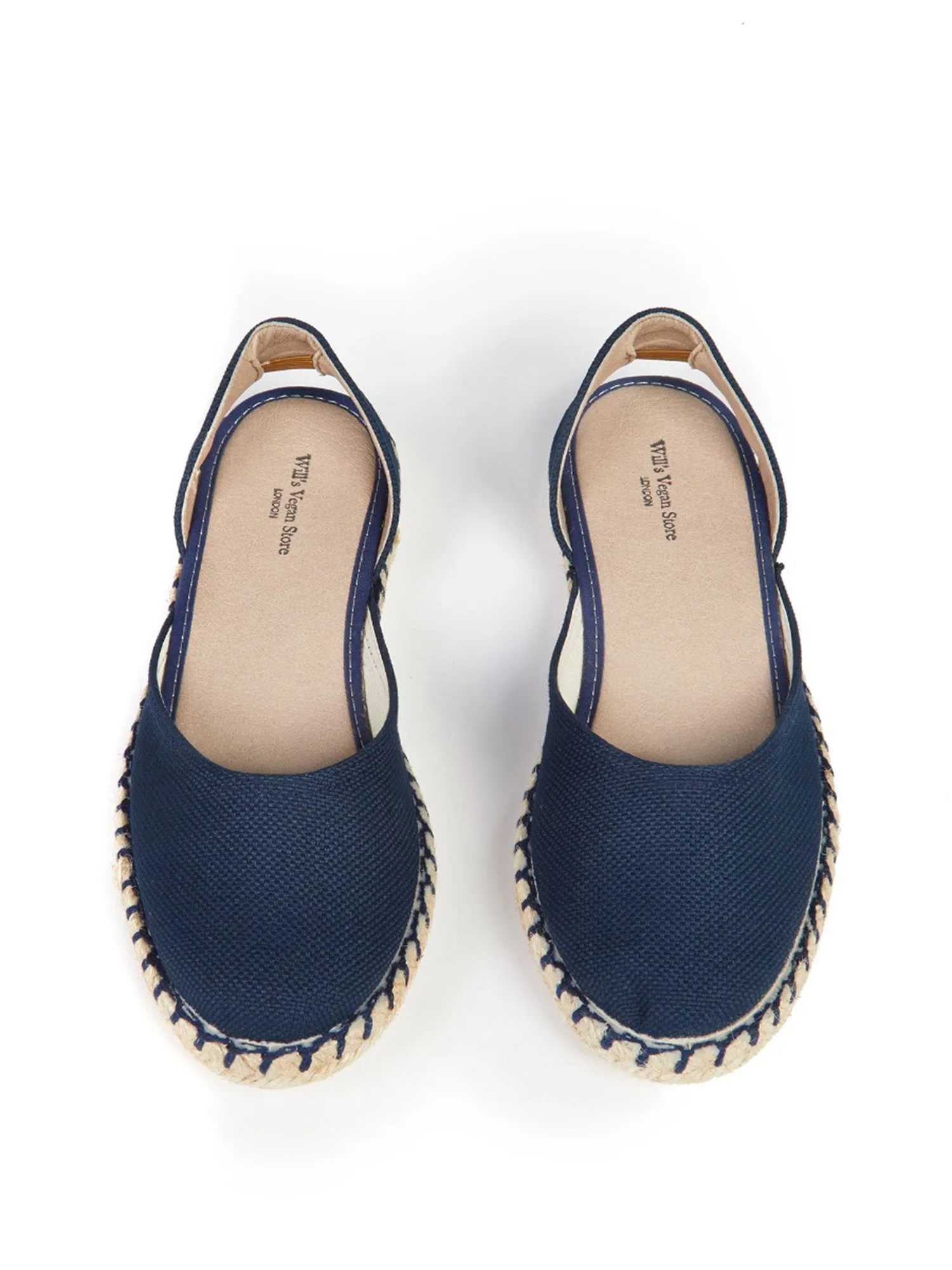 Recycled Espadrille Slingbacks