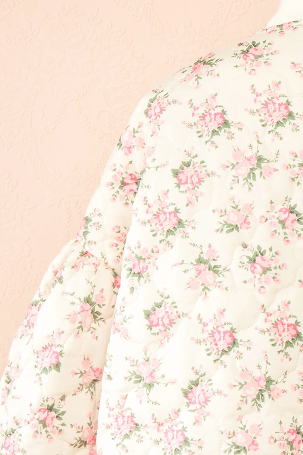 Rheane | Oversized Quilted Floral Jacket