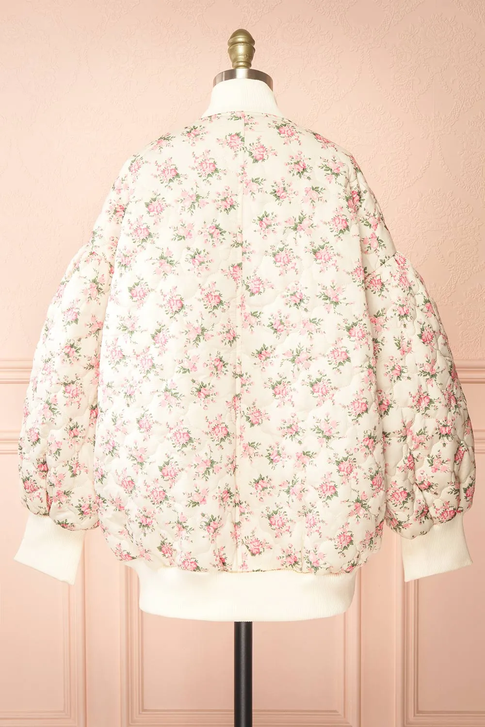 Rheane | Oversized Quilted Floral Jacket