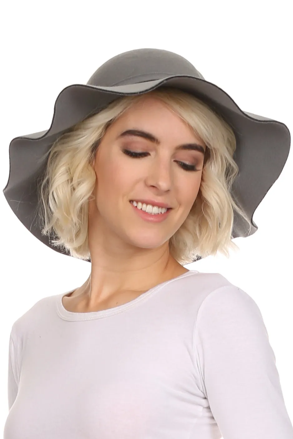 Sakkas Cruz Womens Wide Brimmed Floppy Hat With Knotted Band