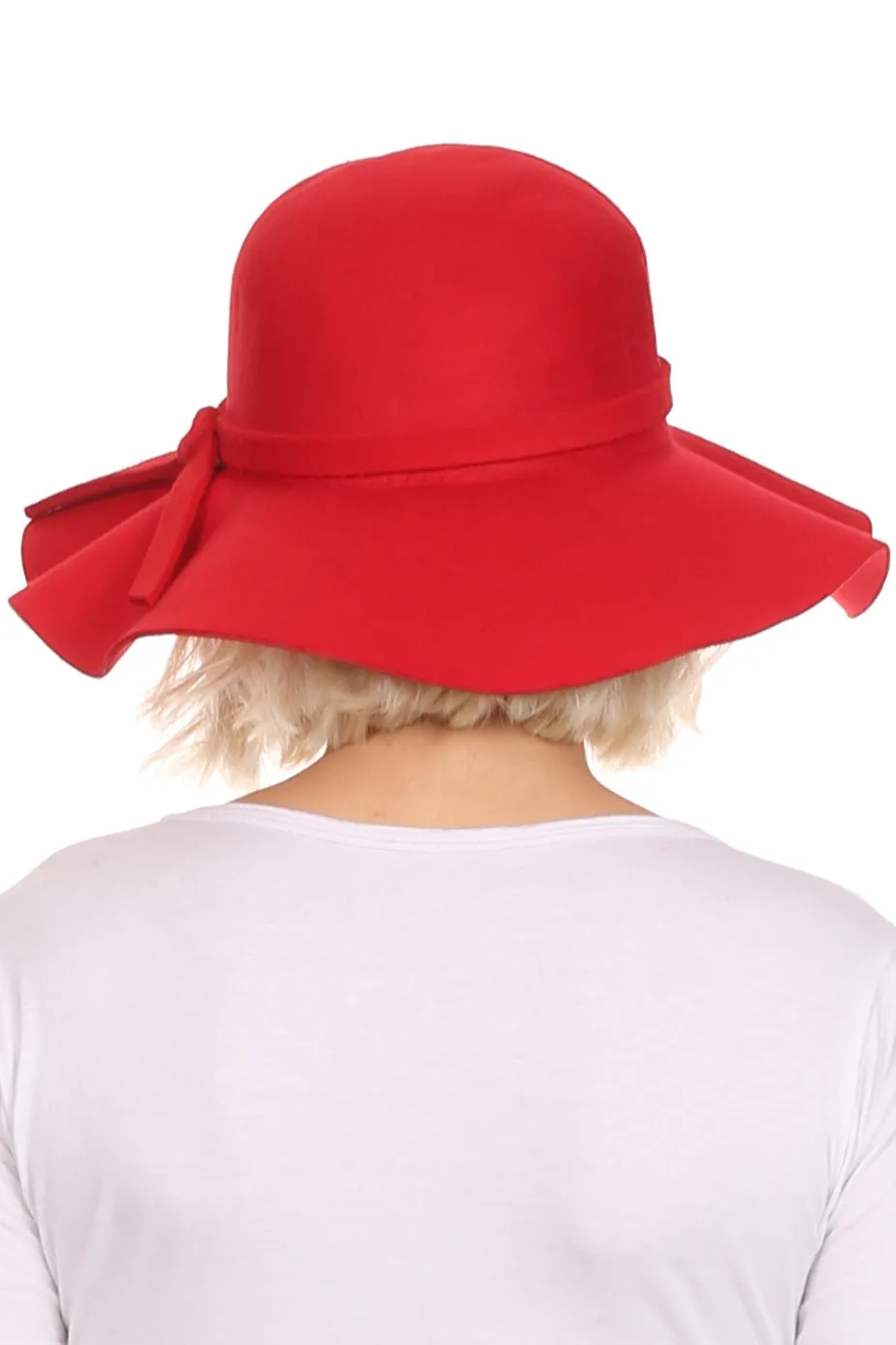 Sakkas Cruz Womens Wide Brimmed Floppy Hat With Knotted Band