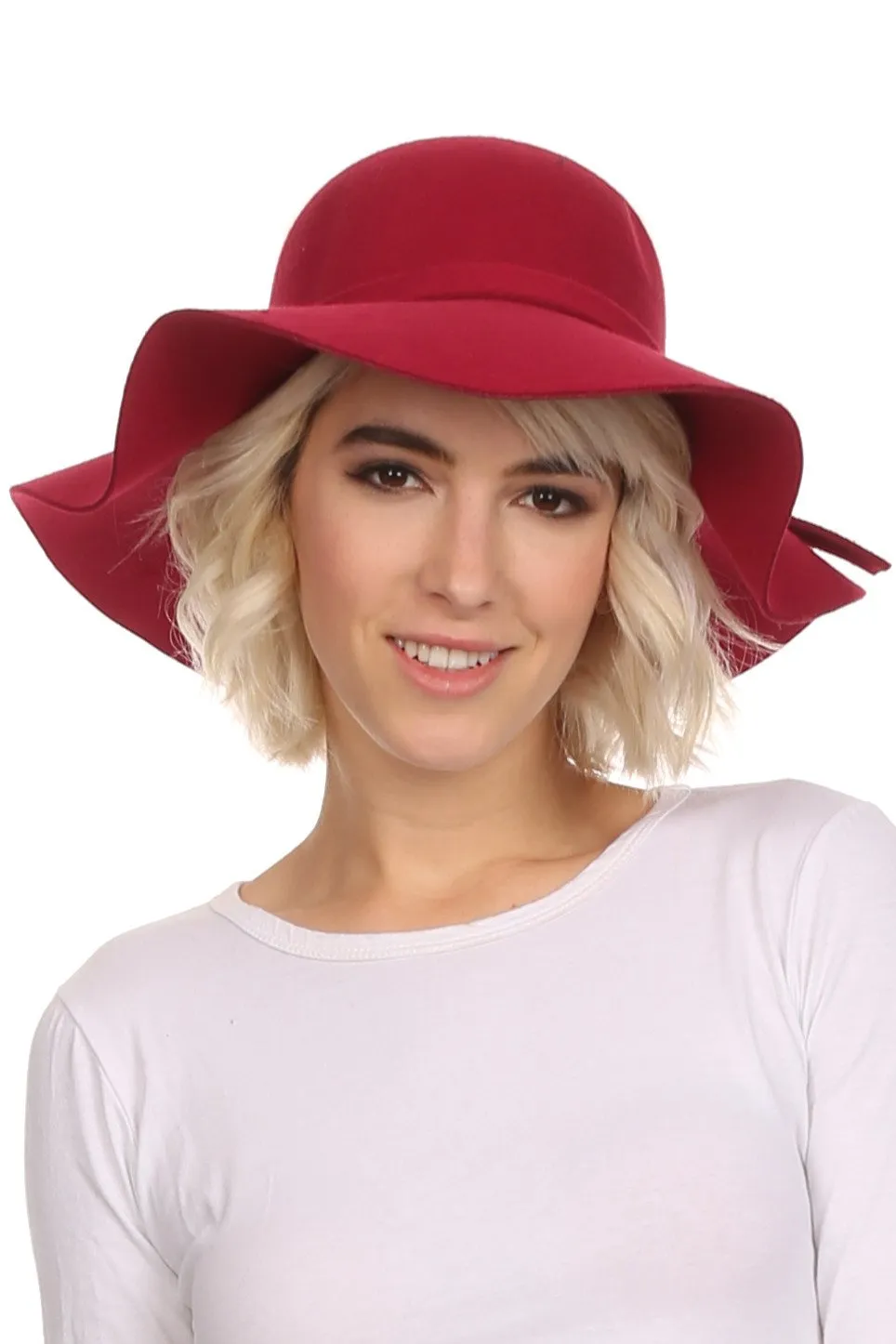 Sakkas Cruz Womens Wide Brimmed Floppy Hat With Knotted Band