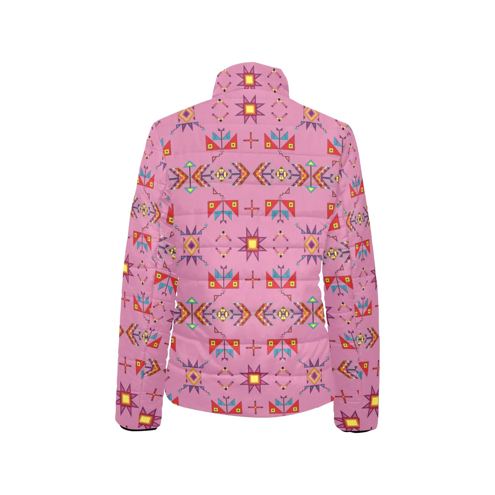 Scattered Generations Pink Women's Padded Jacket