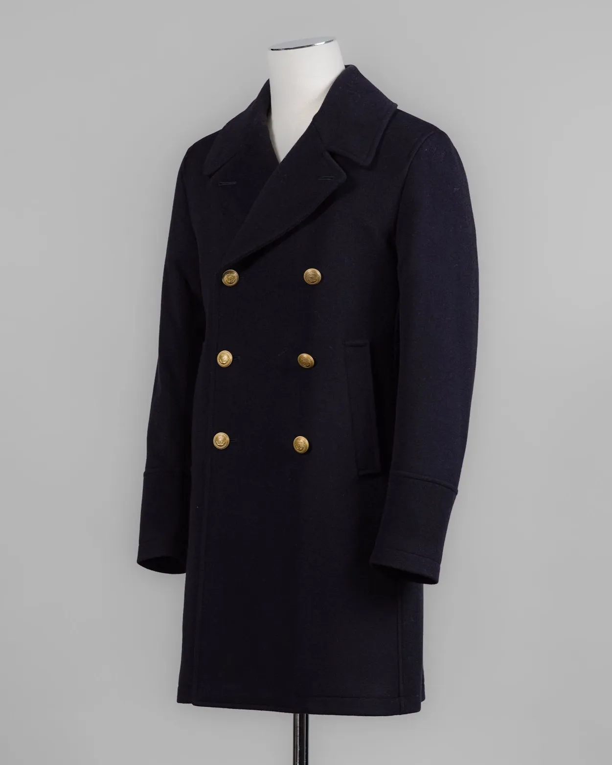 Sealup Wool & Cashmere Peacoat / Navy